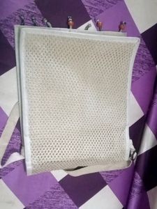 A Slingbag Made Up Of Jute