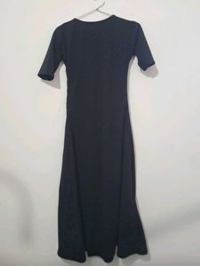 Chic Color Block Midi Dress
