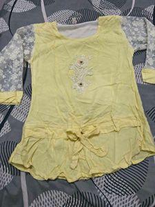 Yellow Floral Top