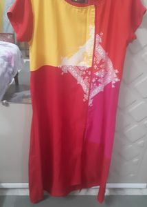 Vibrant Color Block Kurta