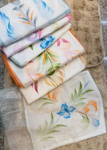 Brush Paint Saree Cover