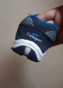 Campus Blue Sneakers with Velcro