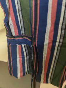 Code Vertical Stripe Top