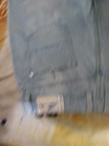 Light Wash Distressed Denim Jeans