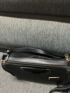 Black Leather Handbag