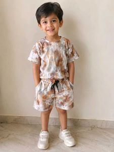 Stylish Abstract Print Co-ord Set