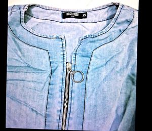Light Wash Denim Dress