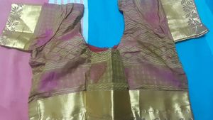 Brown Art Silk Blouse