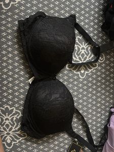 Black Lace Bra