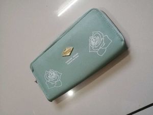Chic Rose Print Wallet