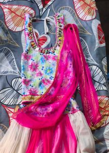 Beautiful Floral Lehenga Choli Set for 6-7 year gi