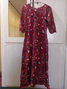 Chic Floral Print Midi Dress