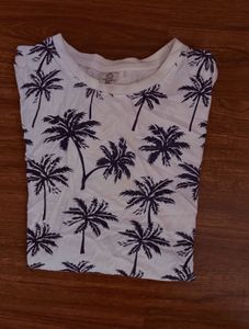 Palm Tree Print T-Shirt