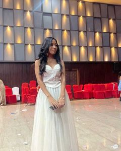 Off White Co-ords Gown