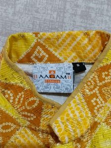 Boys Yellow Kurta