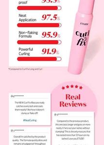 etude Curl Fix Mascara - Gray Brown