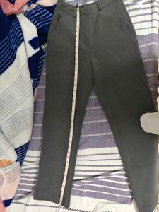 Winter Gray Flared Leg Trousers