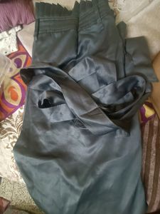 Grey satin pant worn once