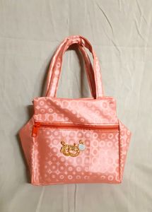 Women's Neon Baby Pink Small Handmade Girls Bag 👜