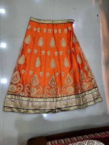 Orange Lehenga Choli Women