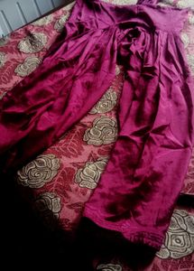 Beautiful purple Silk salwar