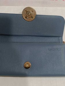 Signature Blue Clutch