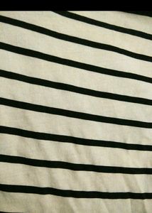 Roadster Pure Cotton Ribbed T Shirt For Women