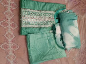 Silk Blend Kurti Set