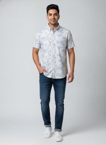 Men's Digital Camo Button-Up Shirt