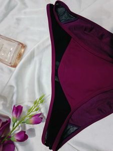 🇳🇿💫🎀Stylish Burgundy Mesh Briefs