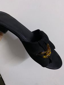 Women Footwear | Black Open heels