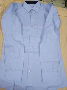 Pure New Sky-blue Formal Shirt