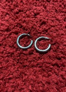 Silver Hoop Earrings