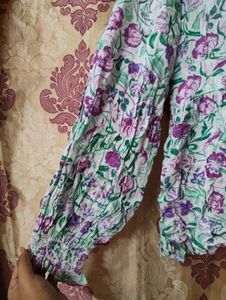 Oversized Peplum Top