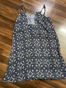 Blue Strep Dress