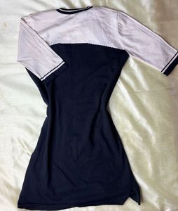 Vintage Two-Tone Knit Dress