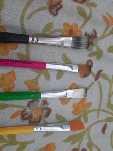 Paint Brushes From Camlin And Doms No.6 (3 Brushes)And No 7( 1 Brush )