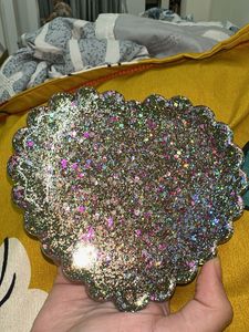 Sparkling Glitter Trinket Tray