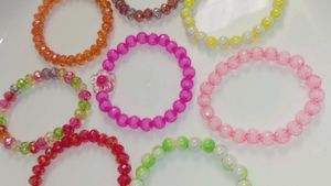 Stackable Beaded Bracelets - Set of 8