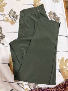 Olive Green Casual Pants