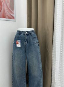 Wide Leg Denim Jeans for Women