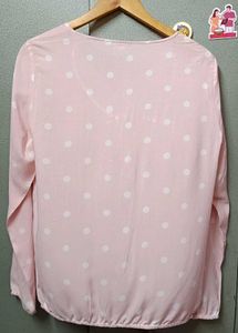 Light Pink Polka Dot Top