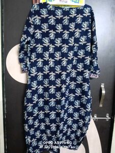 Beautiful Blue Printed Kurta