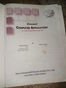 Saraswati Computer Applications IX