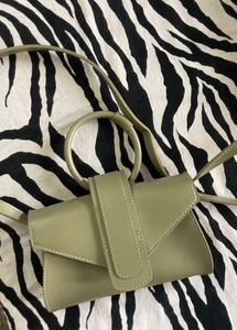 Chic Olive Green Mini Handbag
