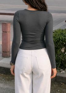 Chic Long Sleeve Ruched Top