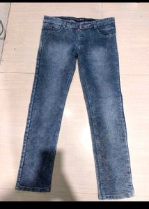 Stylish Blue Wash Denim Jeans