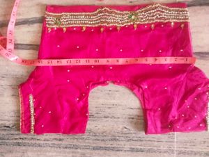 Stylish Full Flair Saree With Blouse  &amp; Petti Coat Also   Magenta Colour Heavy Work  Saree   Party Wear Saree  Only One Time Use   Febric  --net