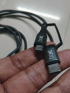 Boat USB-C and type duel Charging Cable 3A