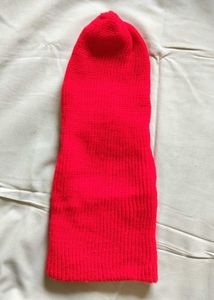 Red Knit Ski Mask Kids Balaclava Winter Monkey Cap